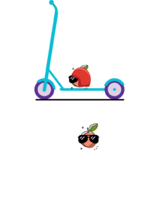 ScootSafe Summit Peach Scooterfinal